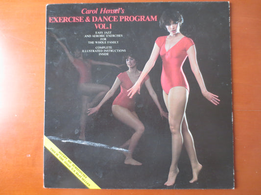 CAROL HENSEL, EXERCISE and Dance, Exercise Records, Dance Records, Vintage Vinyl, Carol Hensel Record, Vinyl, 1980 Records