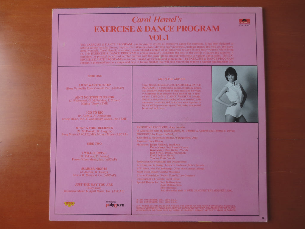 Carol Hensel – Exercise and Dance Program, Volume One (1980) Vinyl LP