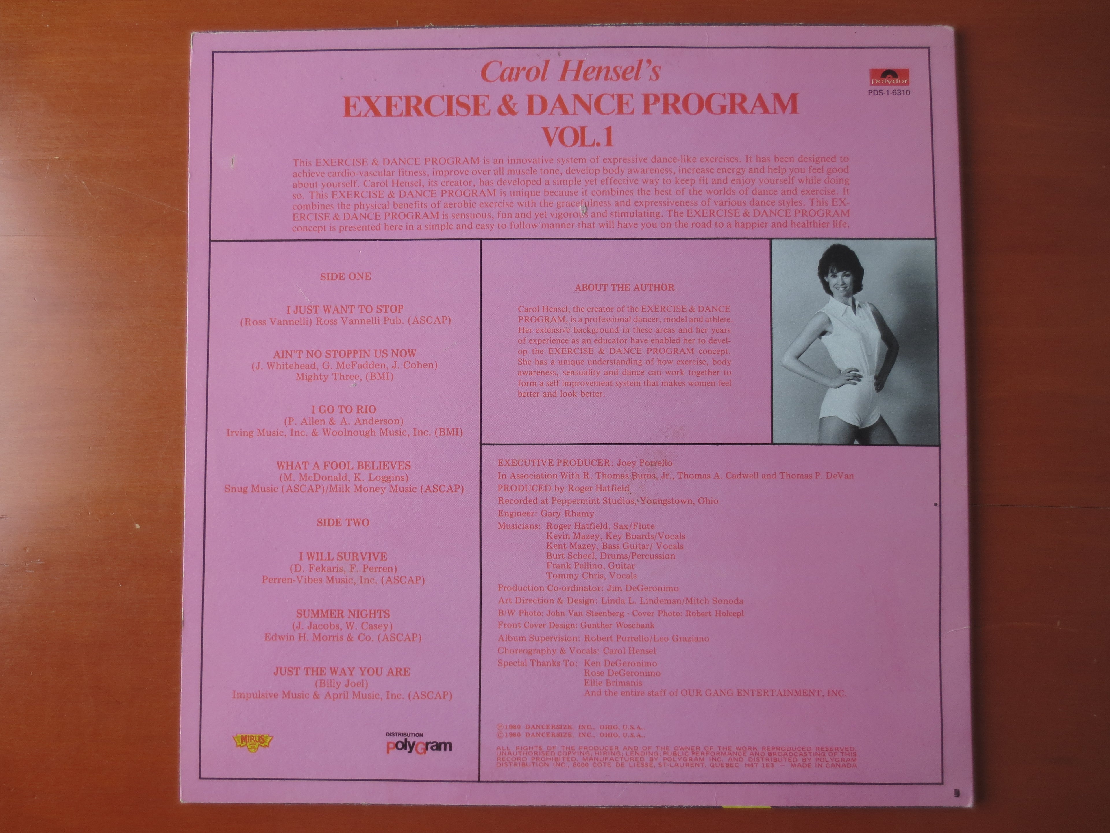 Carol Hensel – Exercise and Dance Program, Volume One (1980) [Vinyl LP]