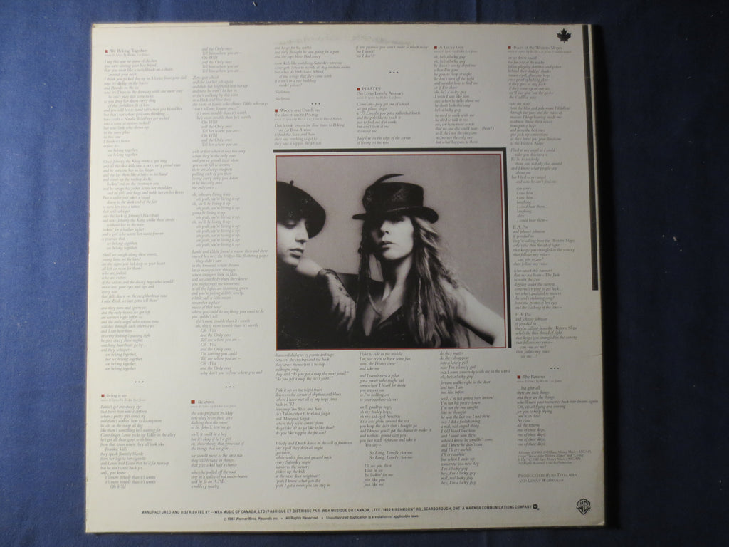Rickie Lee Jones – Pirates (1981) Vinyl LP