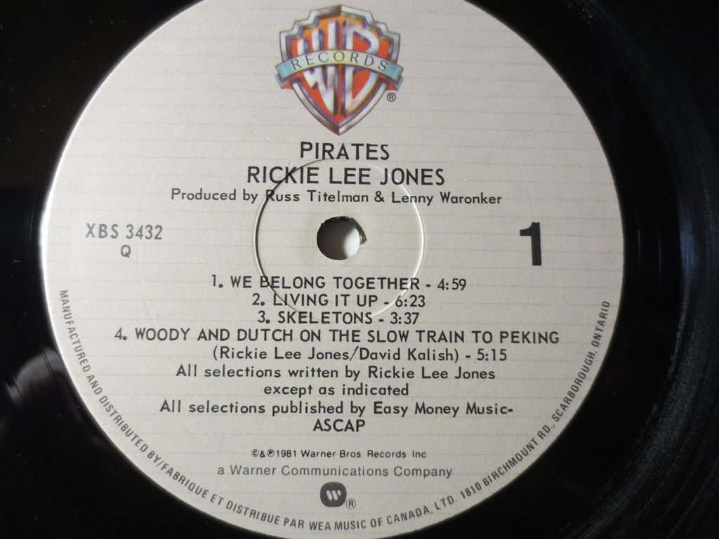 Rickie Lee Jones – Pirates (1981) Vinyl LP