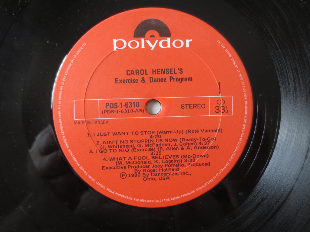 Carol Hensel – Exercise and Dance Program, Volume One (1980) Vinyl LP
