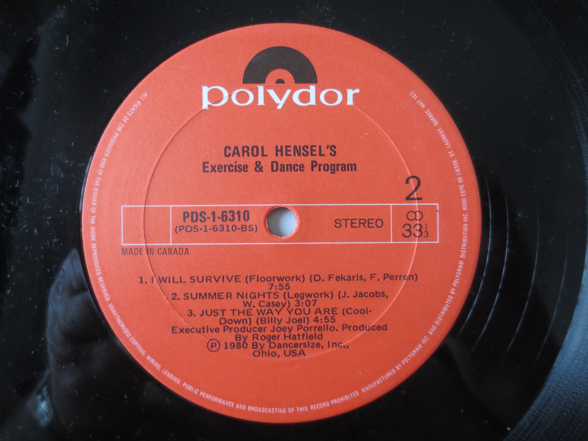 Carol Hensel – Exercise and Dance Program, Volume One (1980) Vinyl LP