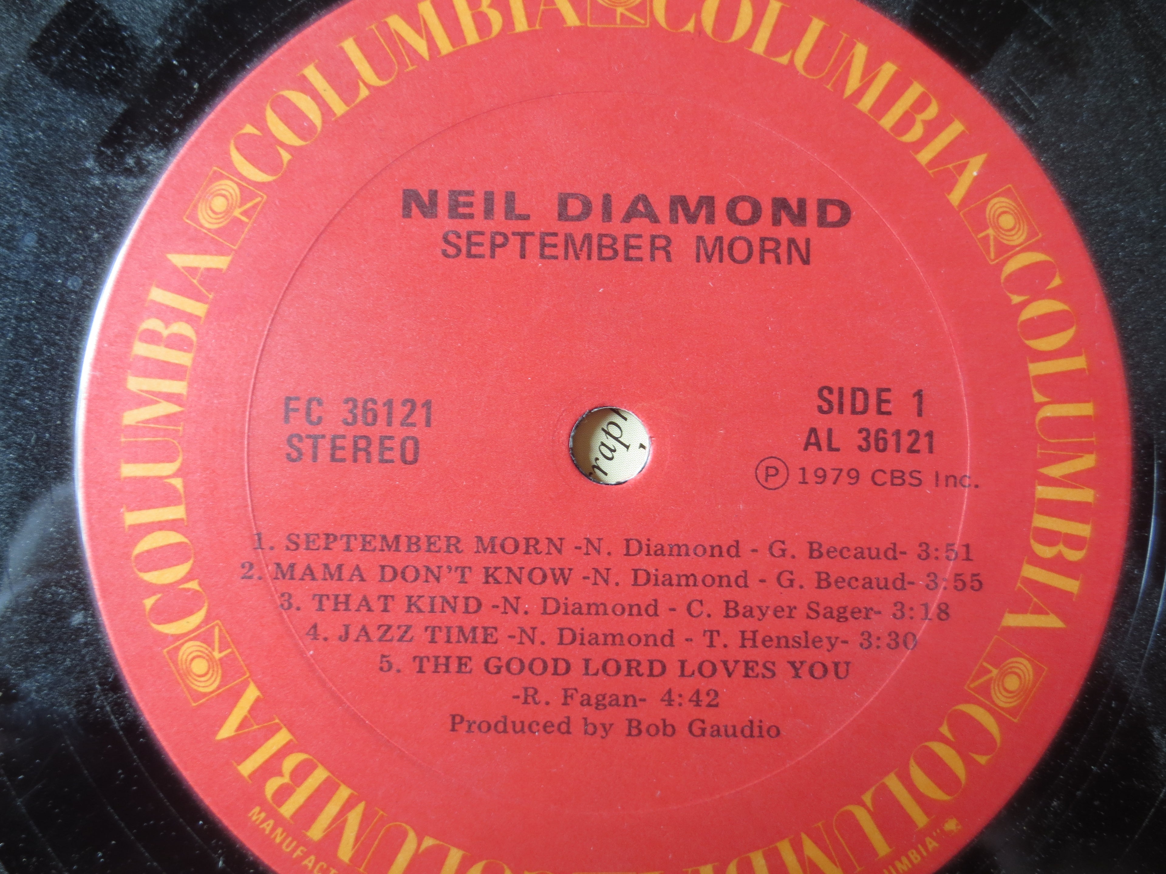 Neil Diamond – September Morn (1979) Vinyl LP