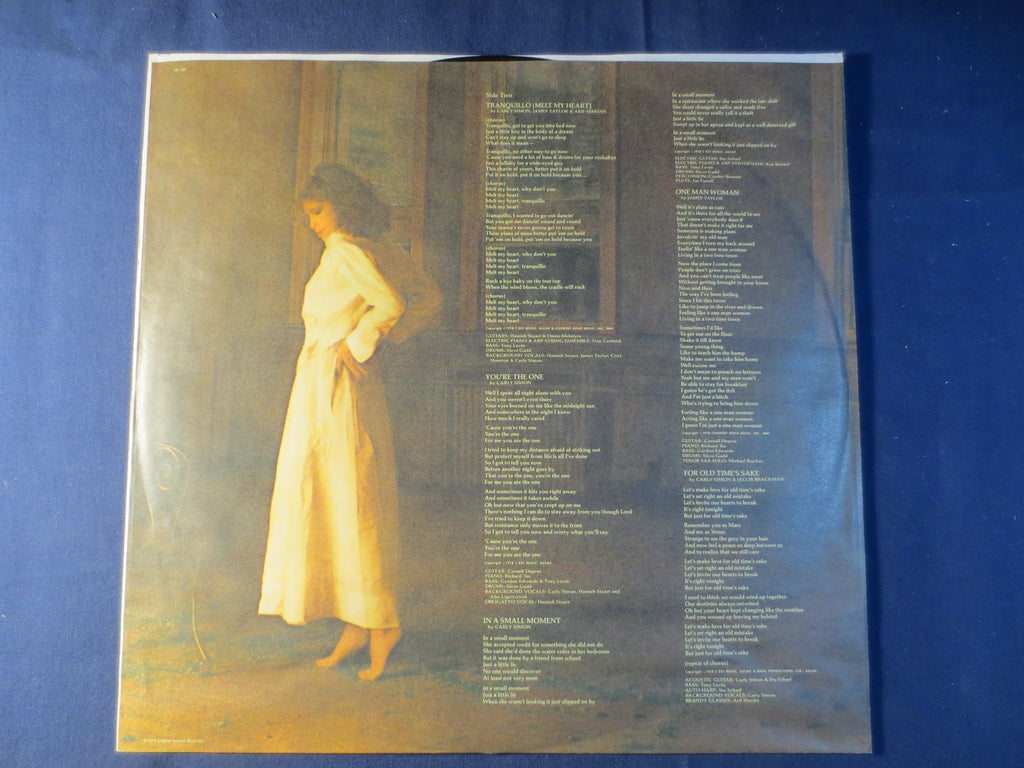 CARLY SIMON, Boys in the Trees, Vintage Album, 1978 Record, Vinyl Lp