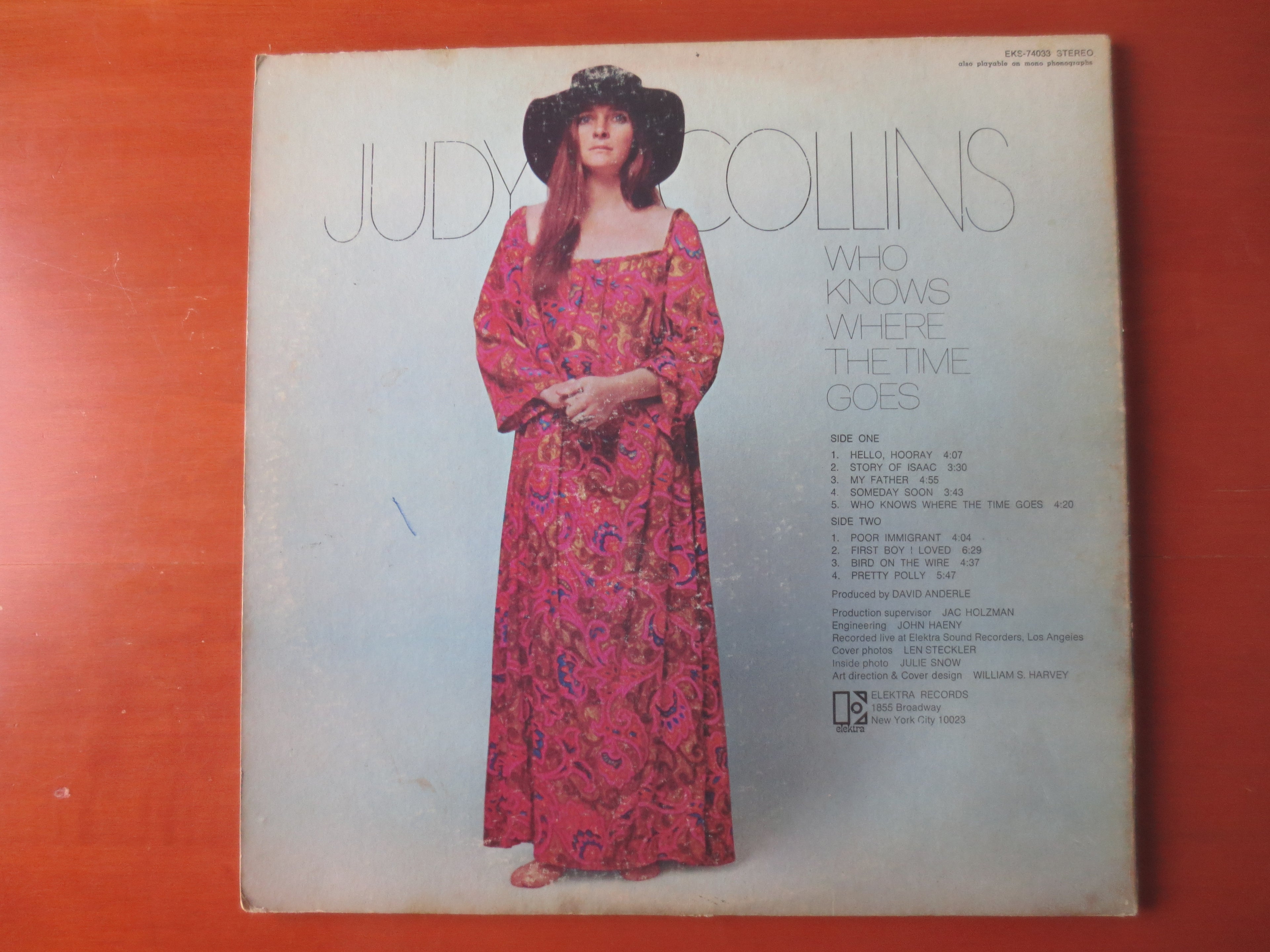 Judy Collins – Who Knows Where the Time Goes (1968) Vinyl LP