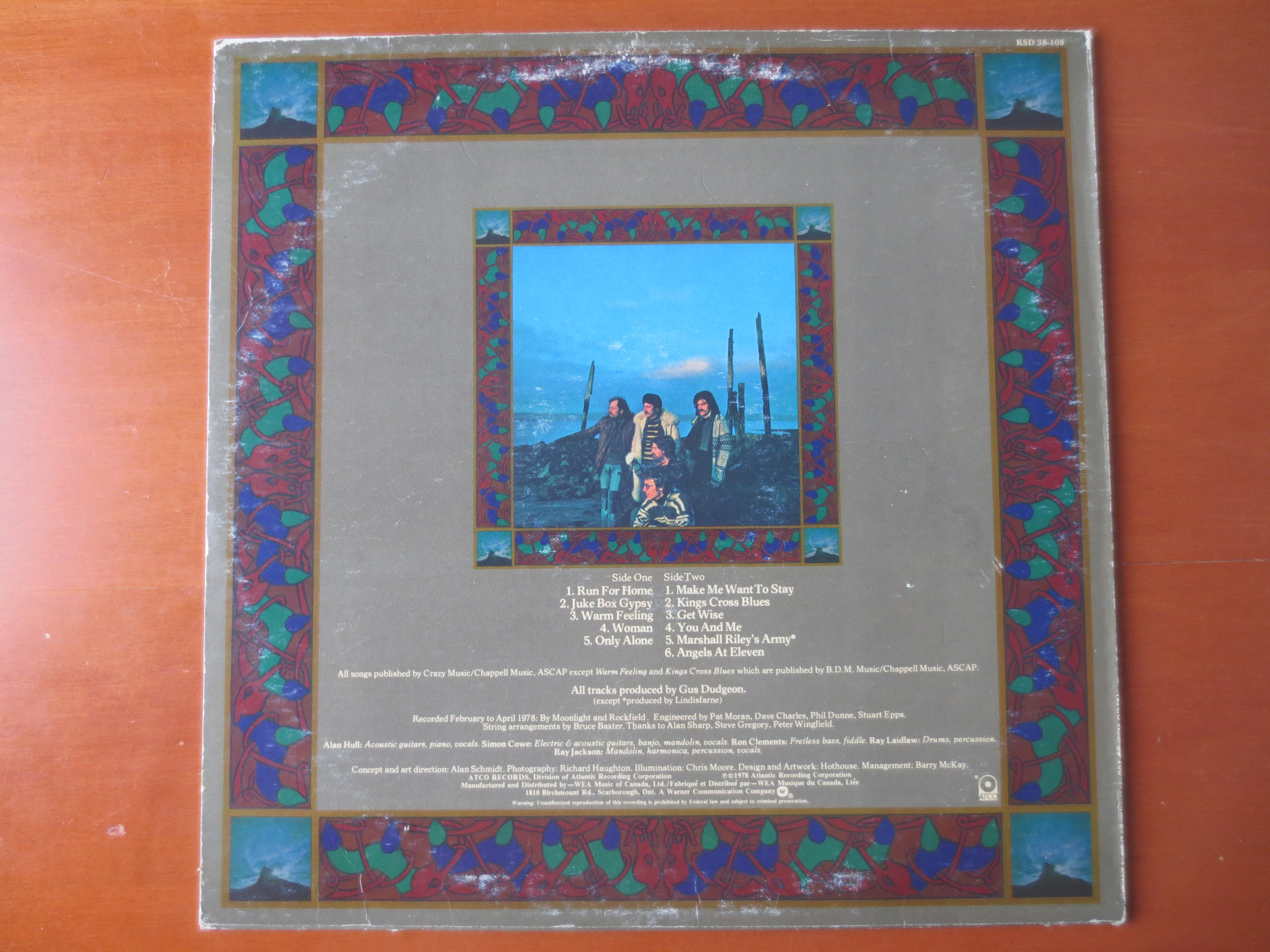 Lindisfarne – Back and Fourth (1978) Vinyl LP