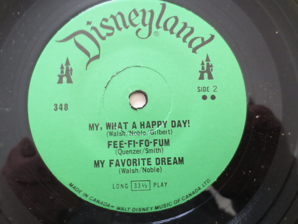 DISNEY Record, MICKEY and the BEANSTALK, Disneyland Records, Disney Album, Disney Vinyl, Kids Record, Vinyl, 1970 Records