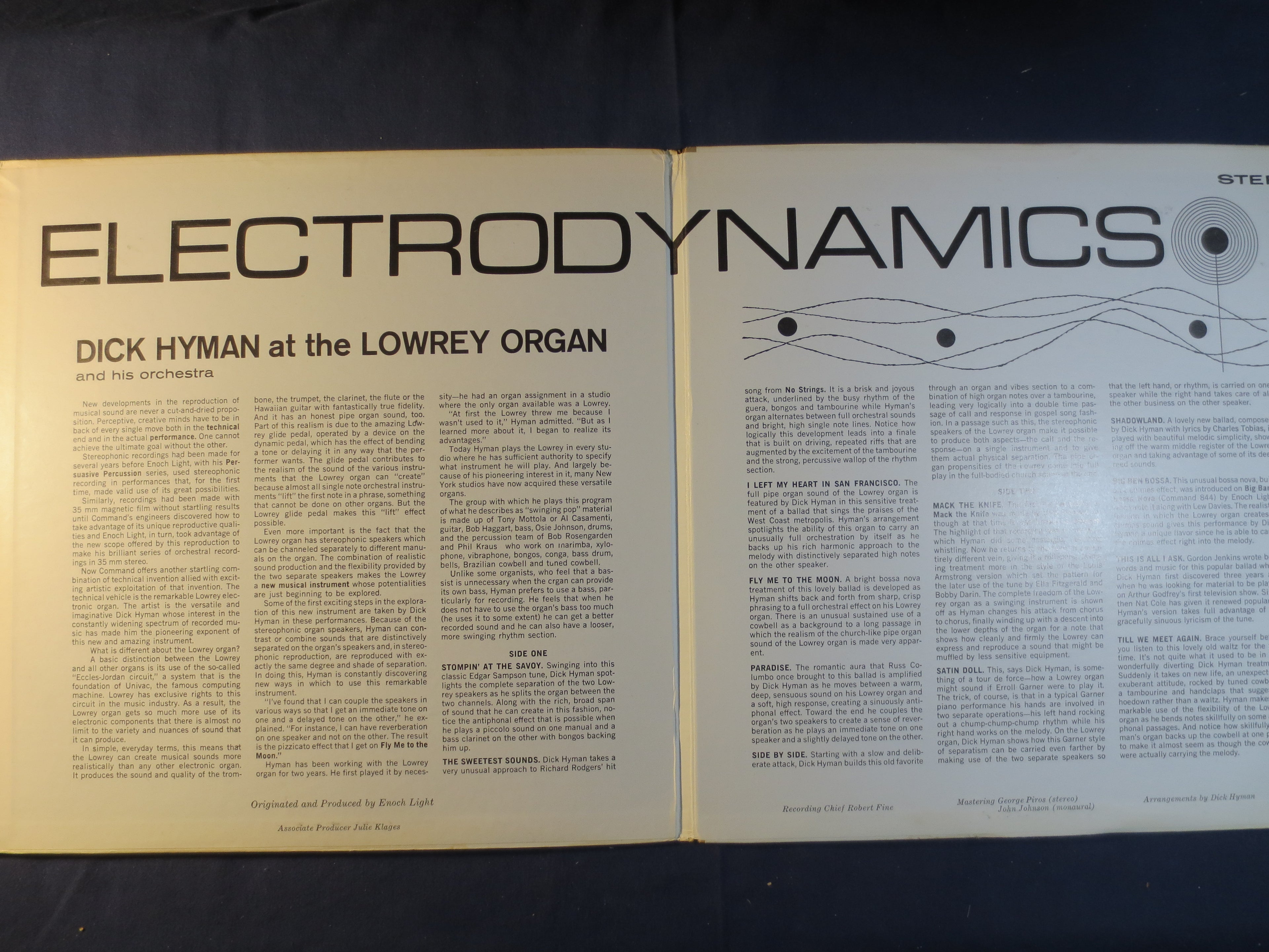 Dick Hyman – Electrodynamics (1963) Vinyl LP