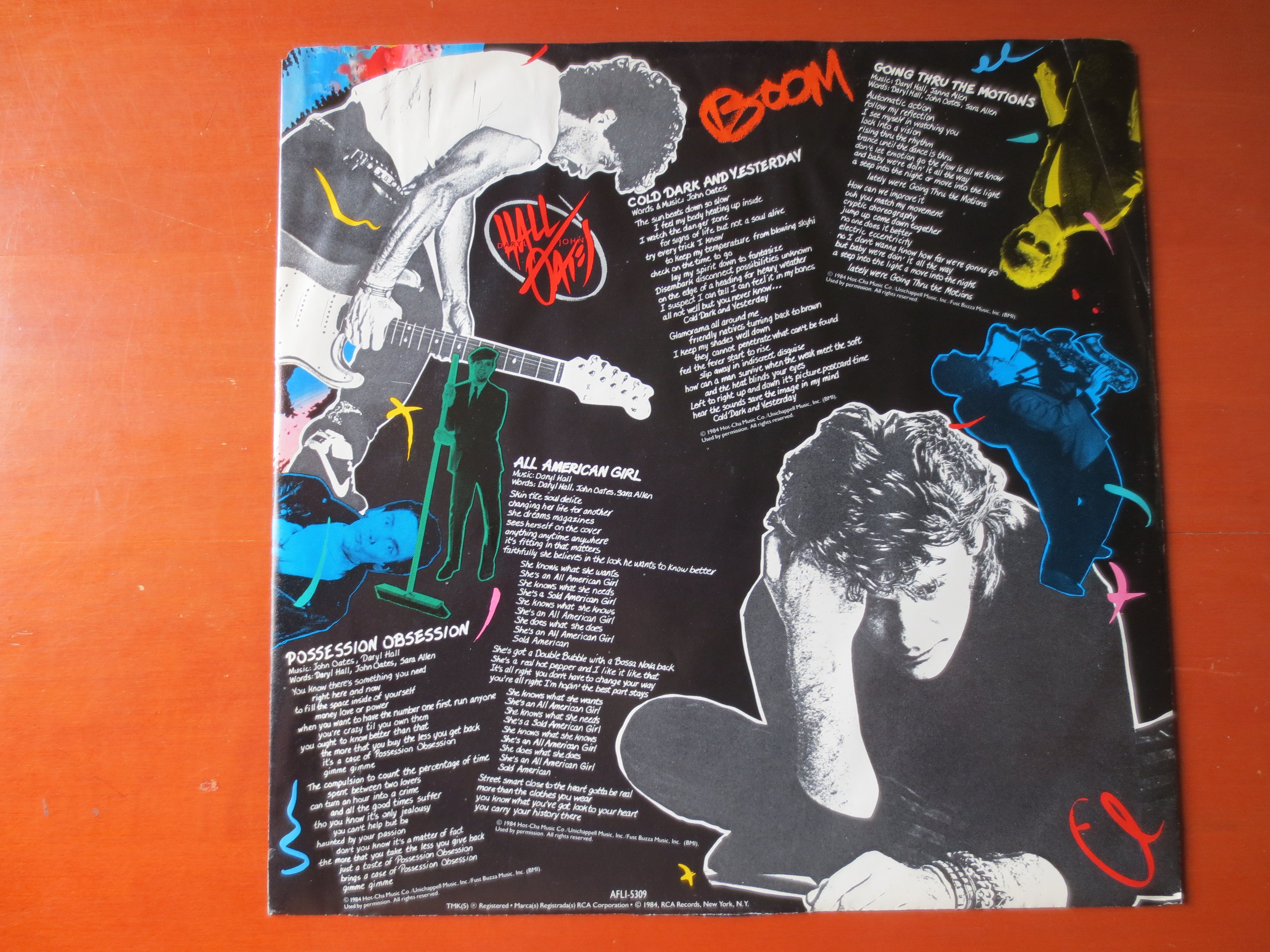 Hall & Oates – Big Bam Boom (1984) Vinyl LP