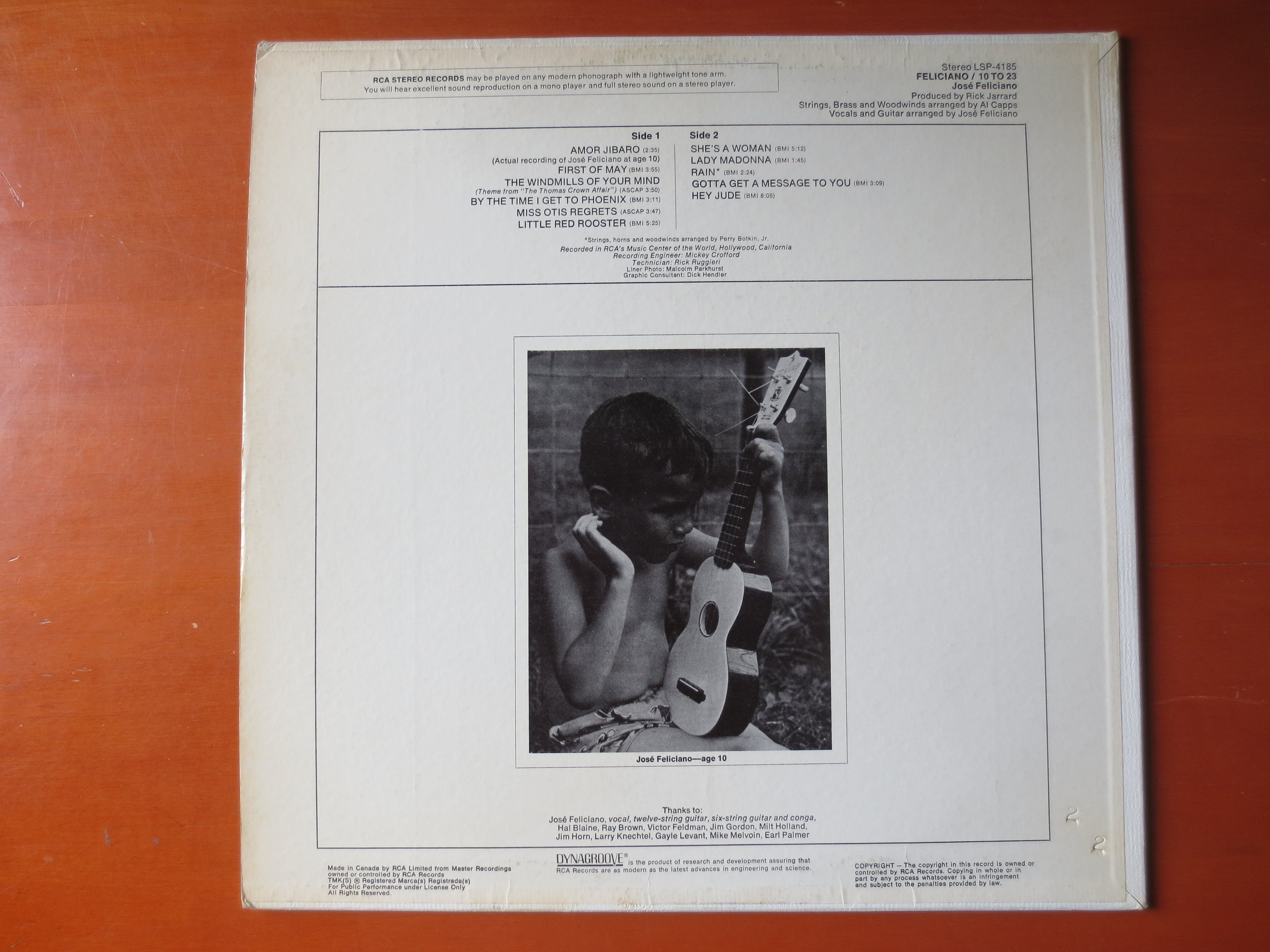José Feliciano – 10 to 23 (1969) Vinyl LP