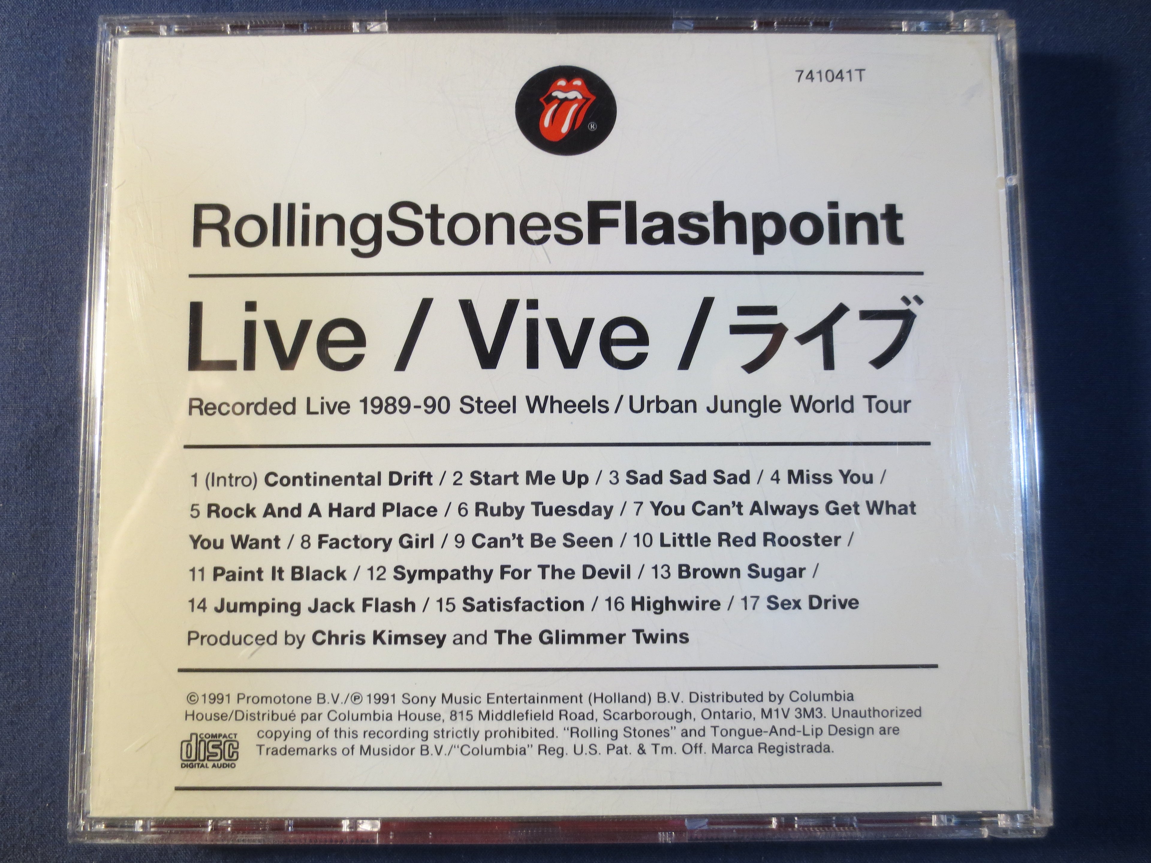 The Rolling Stones – Flashpoint (1991) CD