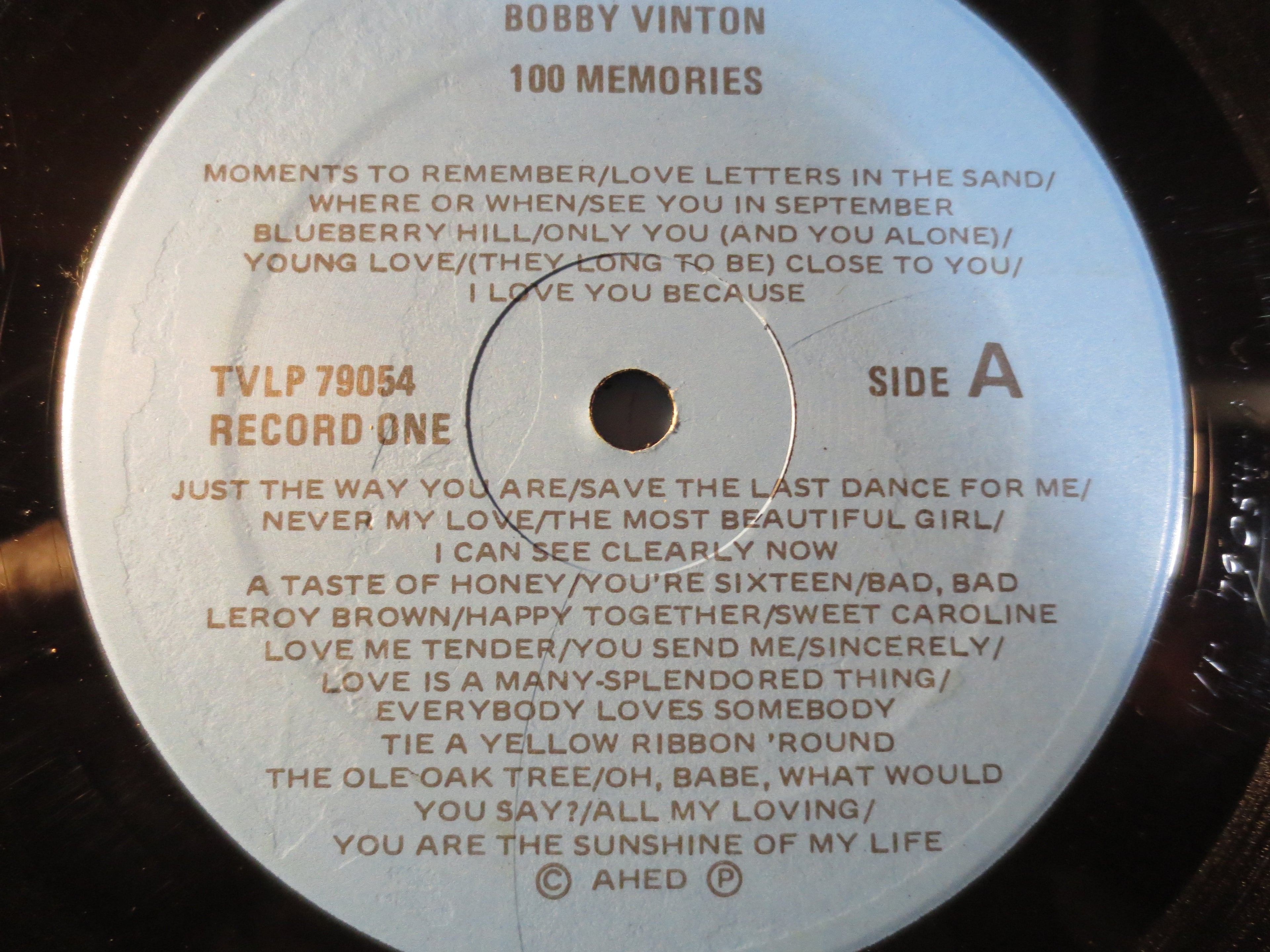 Bobby Vinton – 100 Memories (1979) Vinyl LP (Double Album)