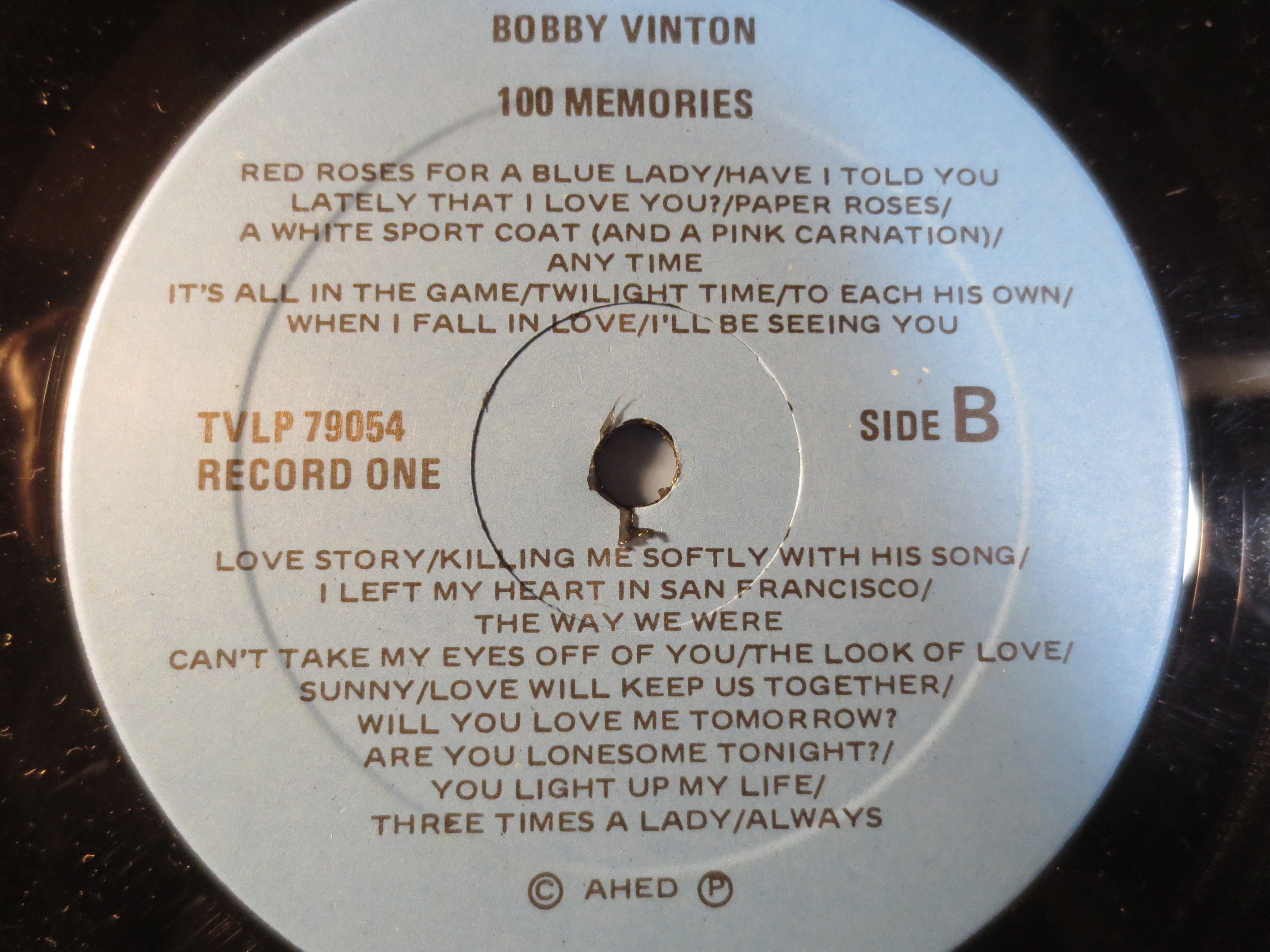 Bobby Vinton – 100 Memories (1979) Vinyl LP (Double Album)