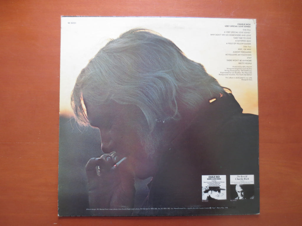 Charlie Rich – Love Songs (1974) Vinyl LP