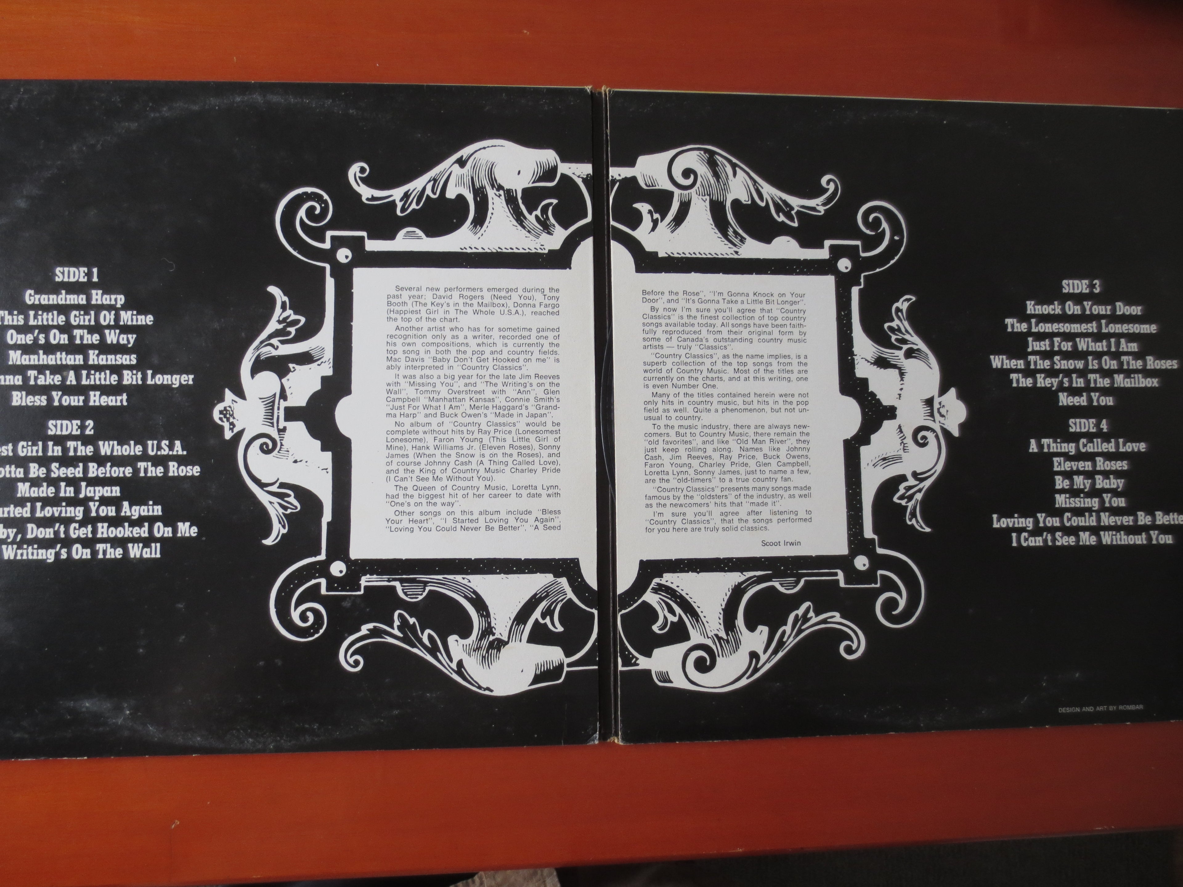 24 Country Classics – Double Album (1970s) Vinyl LP