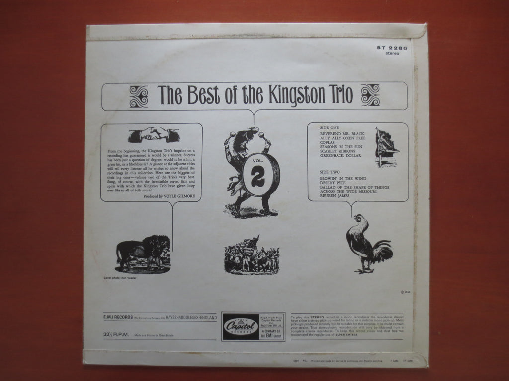 The Kingston Trio – The Best of The Kingston Trio Vol. 2 (1965) Vinyl LP