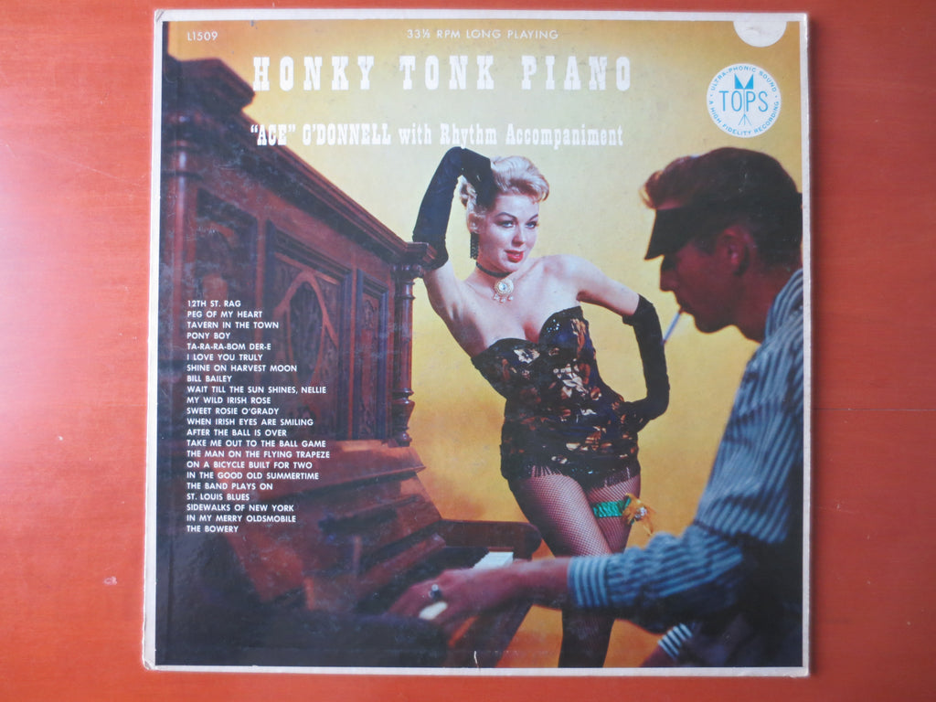 Ace O'Donnell – Honky Tonk Piano (1957) Vinyl LP