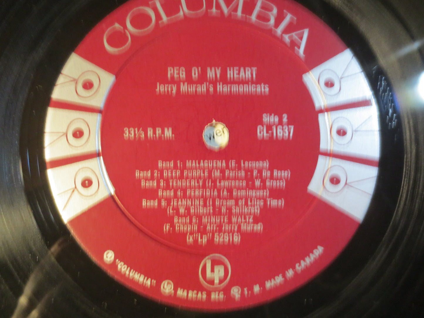 The HARMONICATS, Peg O' My HEART, Jazz Record, The Harmonicats Lp, Vintage Vinyl, Records, Vinyl Record, Vinyl, 1961 Record