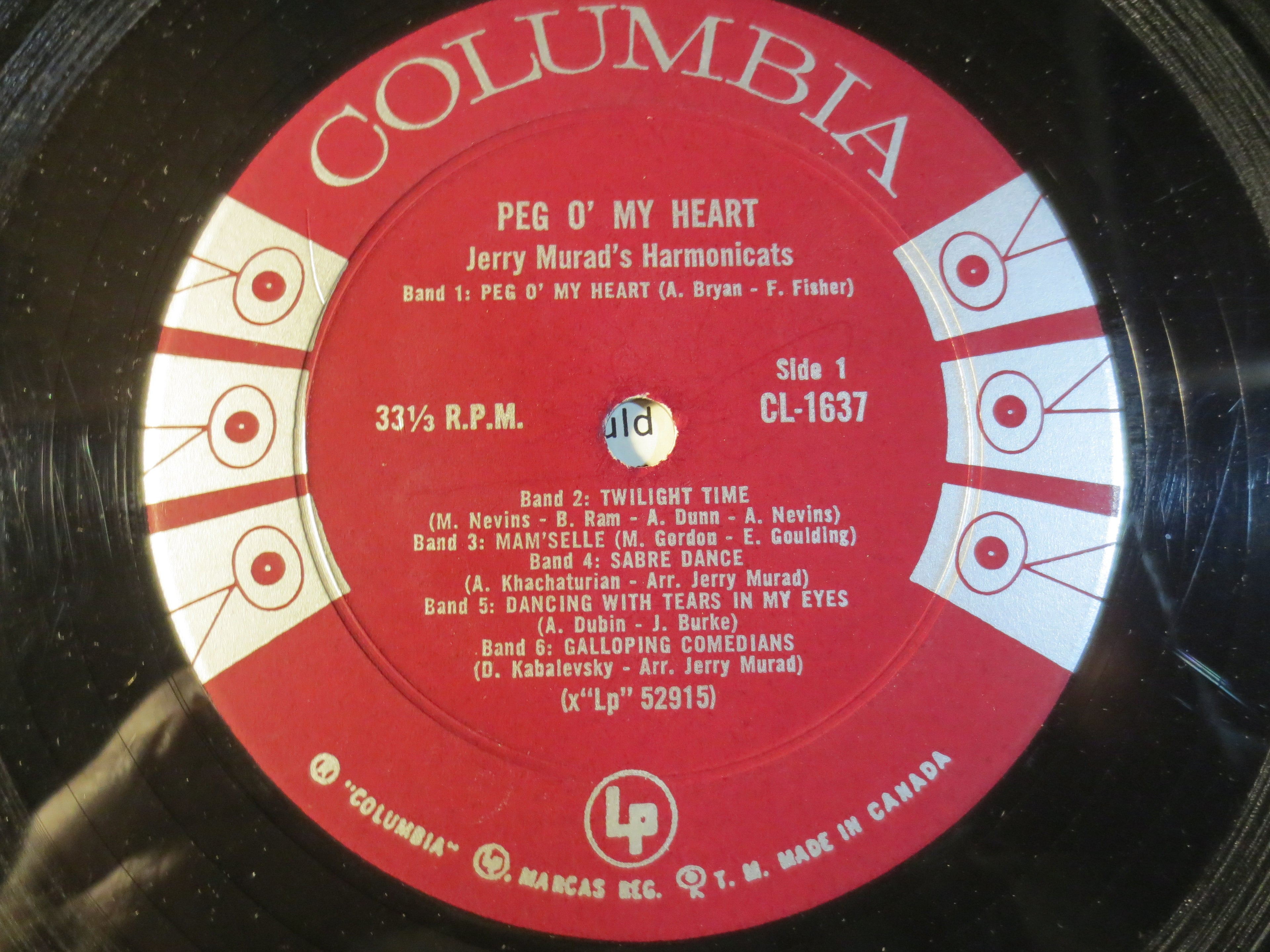 The Harmonicats – Peg O’ My Heart (1961) [Vinyl LP]
