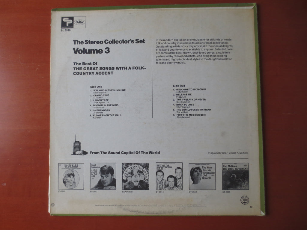 Great Songs of Folk & Country (1968) Vinyl LP