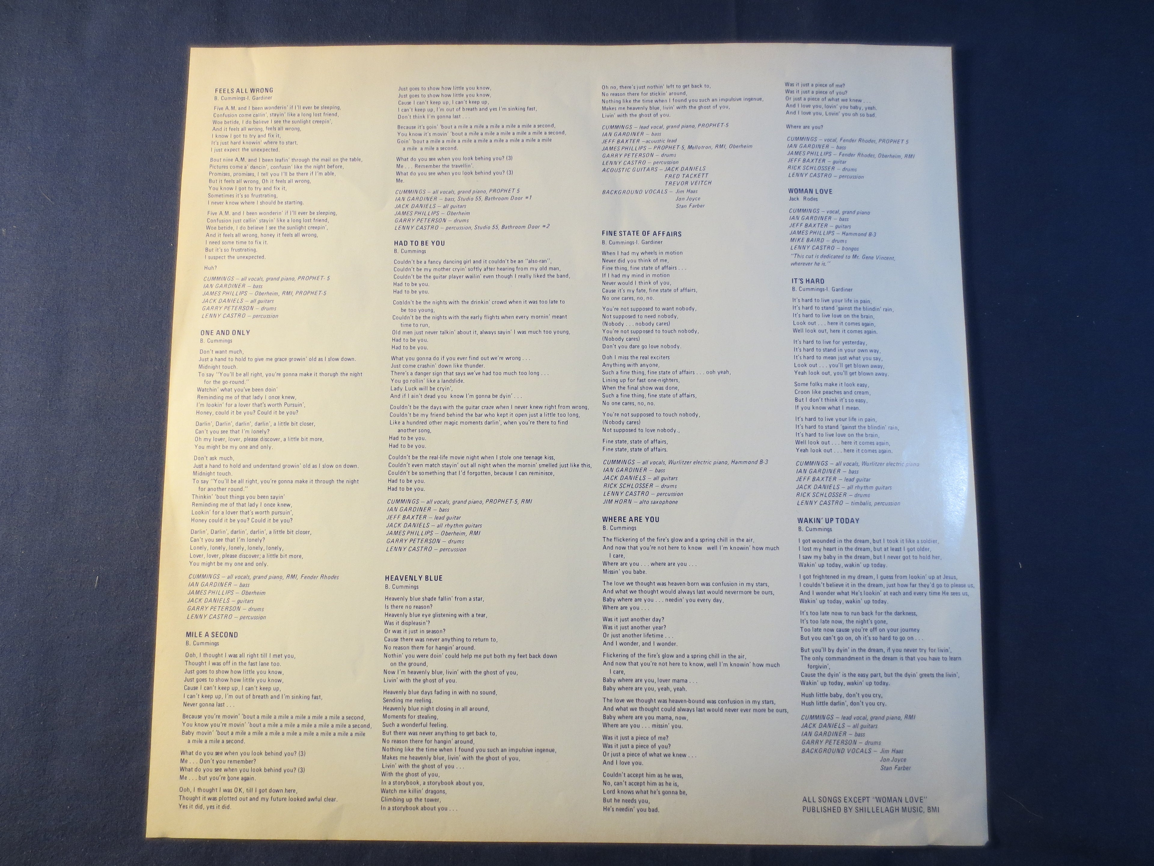 Burton Cummings – Woman Love (1980) Vinyl LP