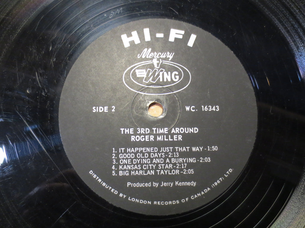 Roger Miller – The 3rd Time Around (1965) Vinyl LP