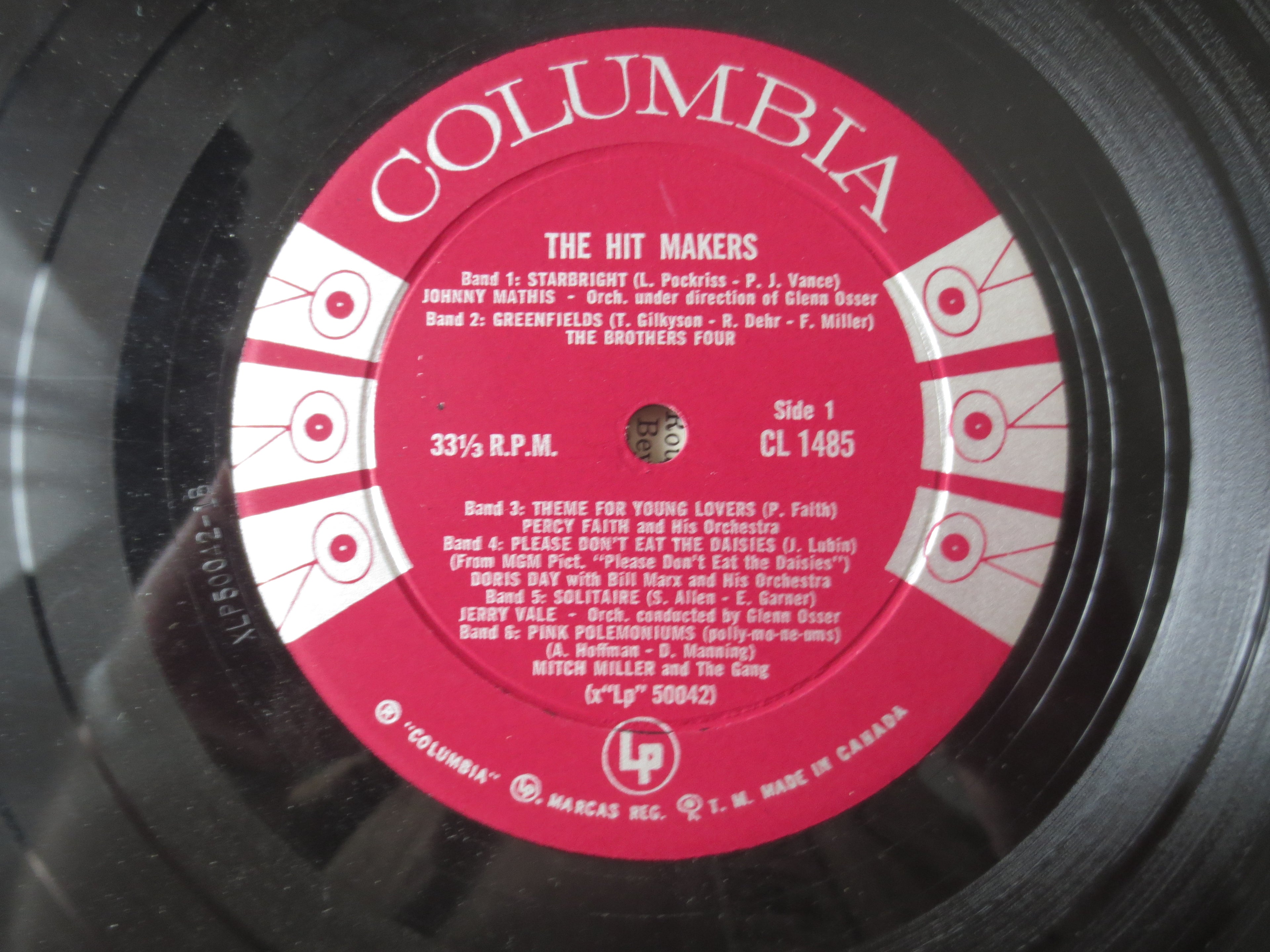 The Hit Makers – Columbia Greatest Hits (1960) Vinyl LP
