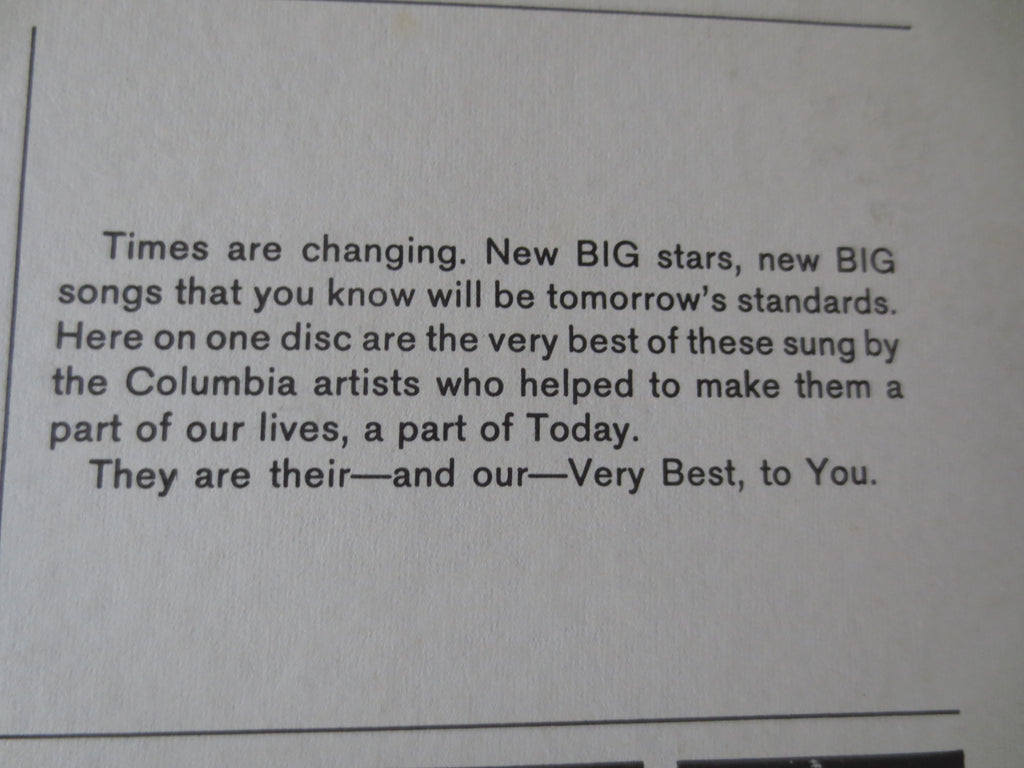 Columbia Records – Our Best to You (1967) Vinyl LP