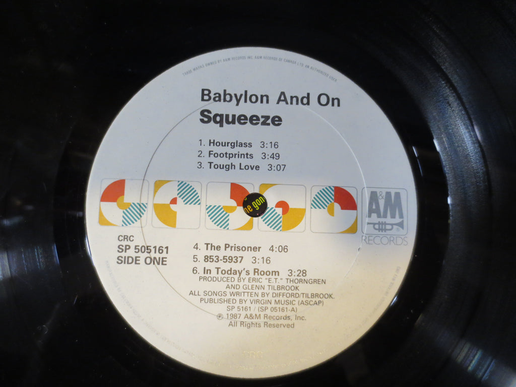 Squeeze – Babylon and On (1987) Vinyl LP