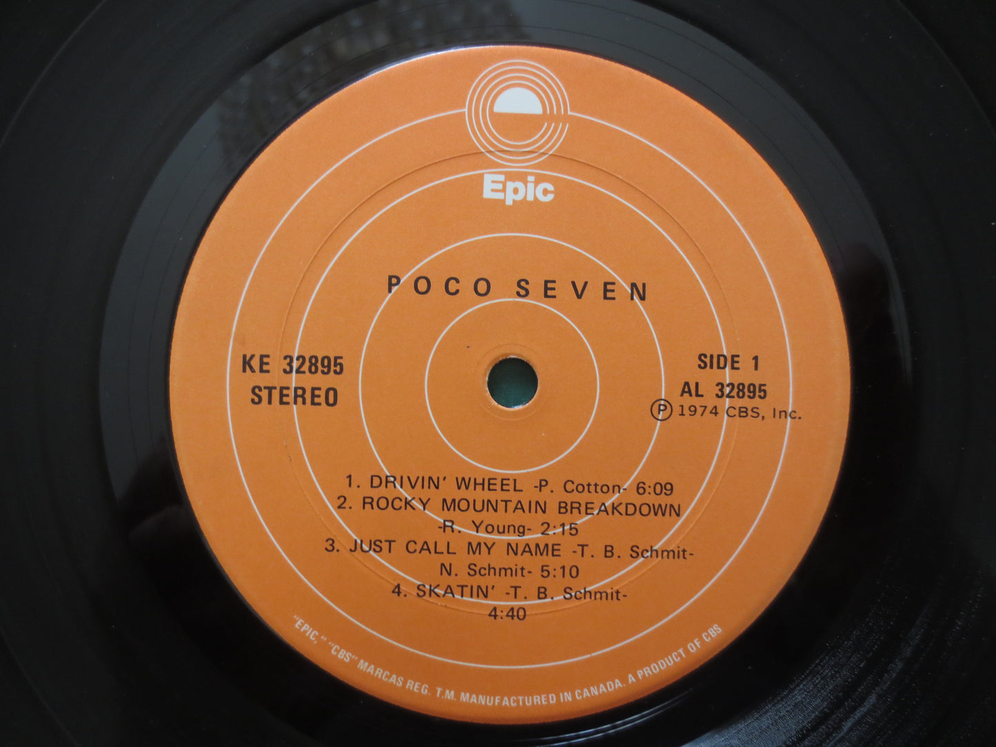 POCO, SEVEN, POCO Album, Poco Record, Poco Vinyl, Vintage Vinyl, Record Vinyl, Records, Rock Records, Vinyl Lp, 1974 Record