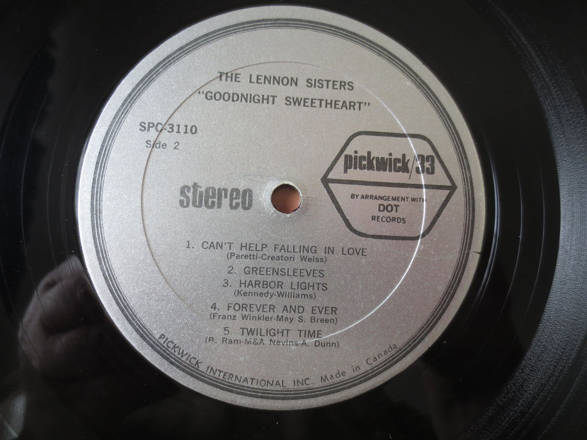 The Lennon Sisters – Goodnight Sweetheart (1967) Vinyl LP