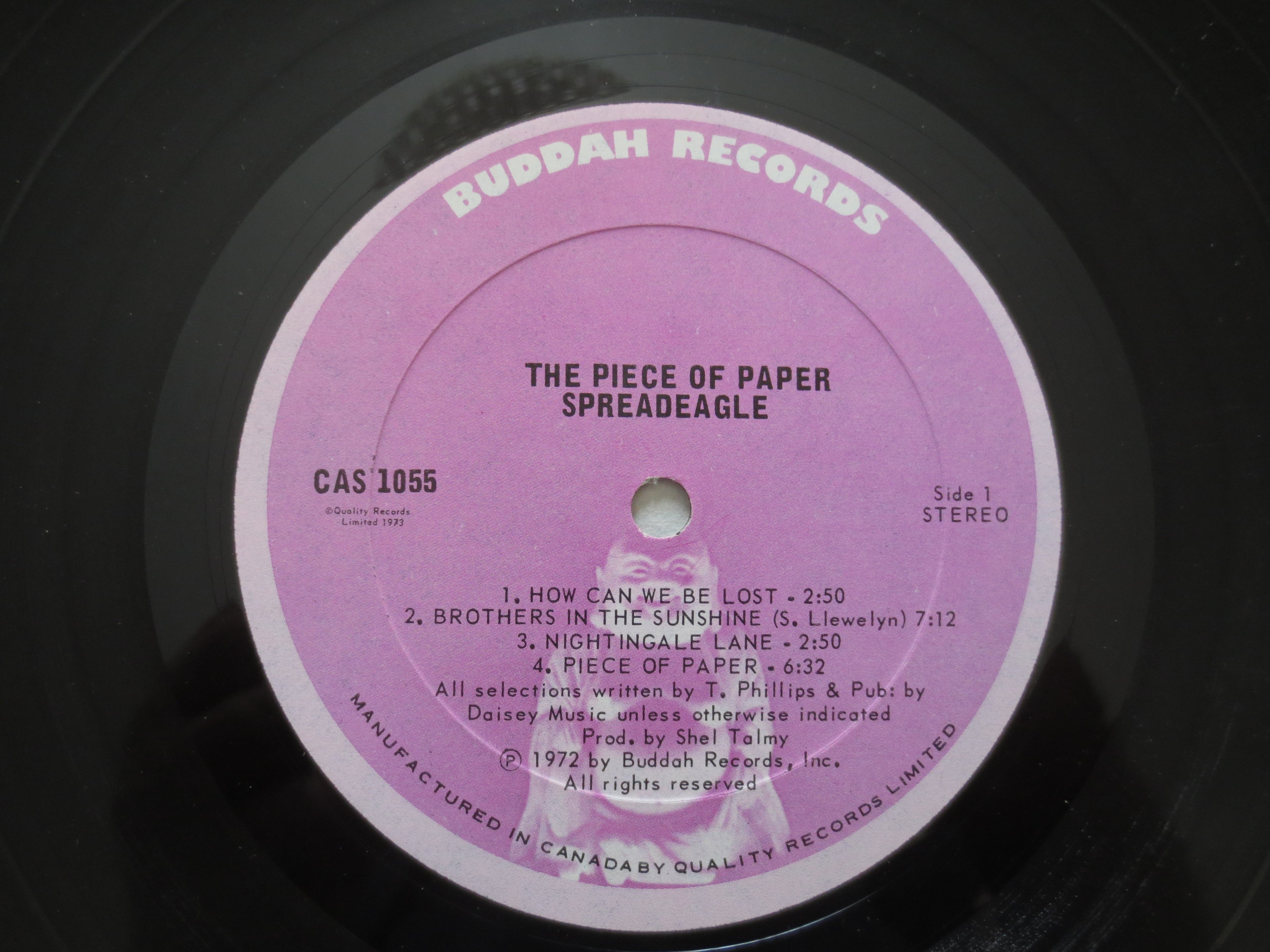 Spreadeagle – A Piece of Paper (1972) [Vinyl LP]