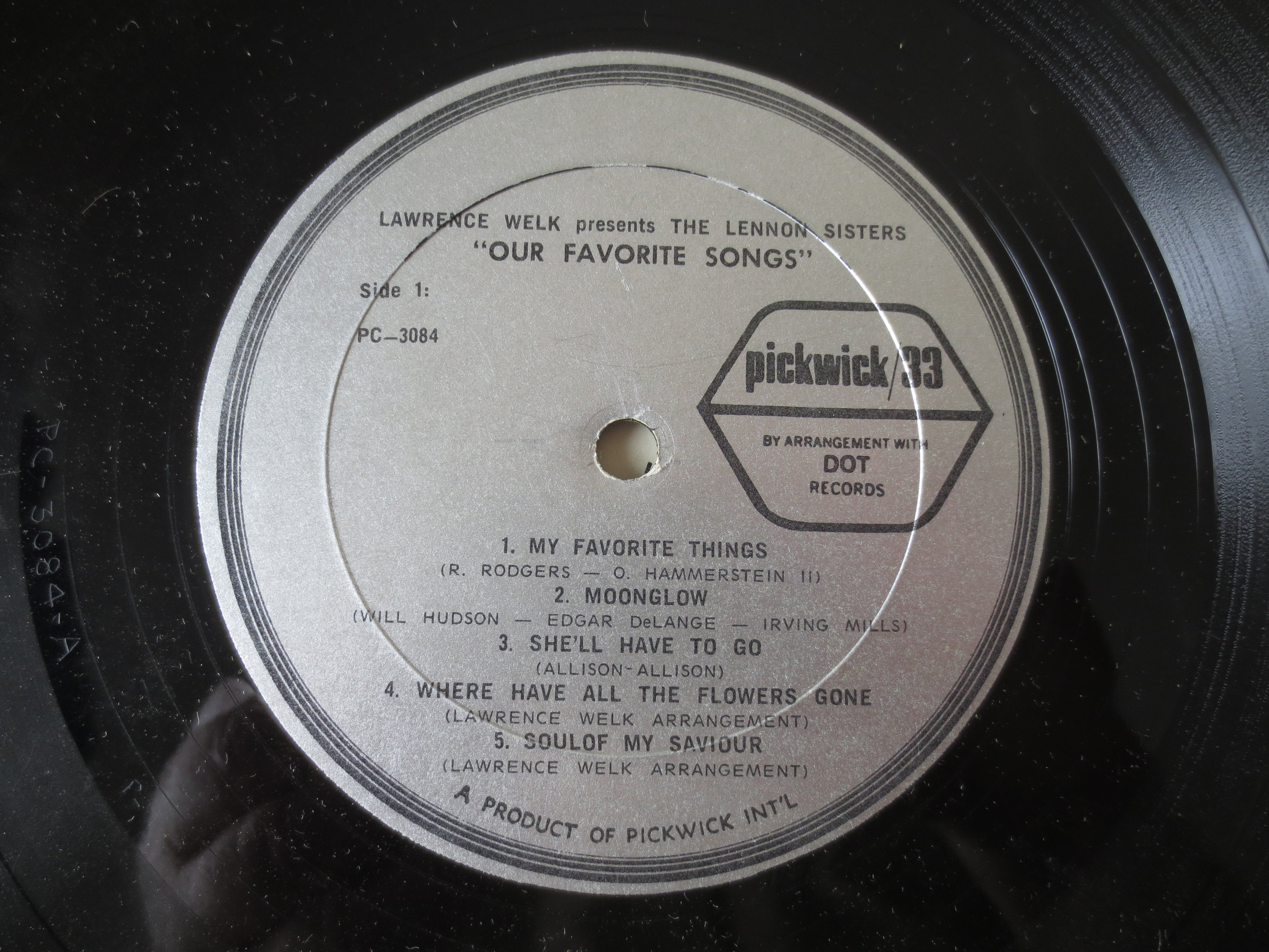 The Lennon Sisters – Our Favorite Songs (1958) Vinyl LP