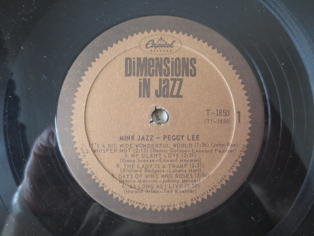 Peggy Lee – Mink Jazz (1963) [Vinyl LP]