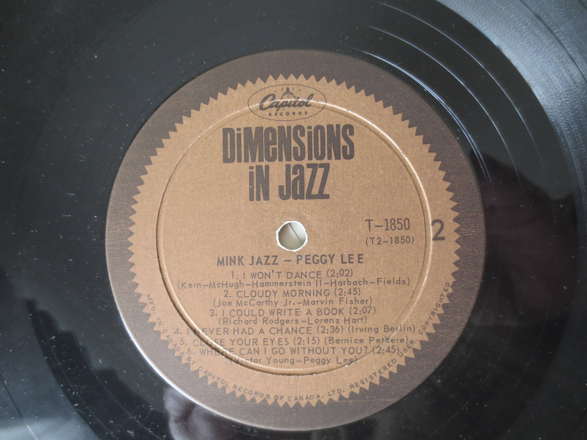 Peggy Lee – Mink Jazz (1963) [Vinyl LP]