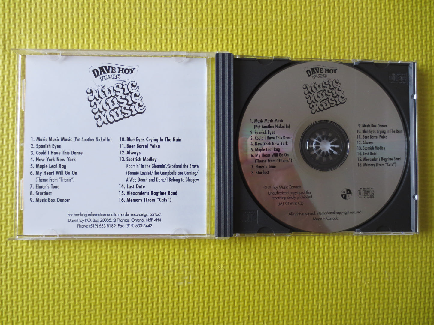 DAVE HOY, MUSIC, Music Music, Dave Hoy Cd, Ragtime cd, Ragtime Music Cd, Dave Hoy Albums, Jazz Cd, Cds, Piano Compact Discs