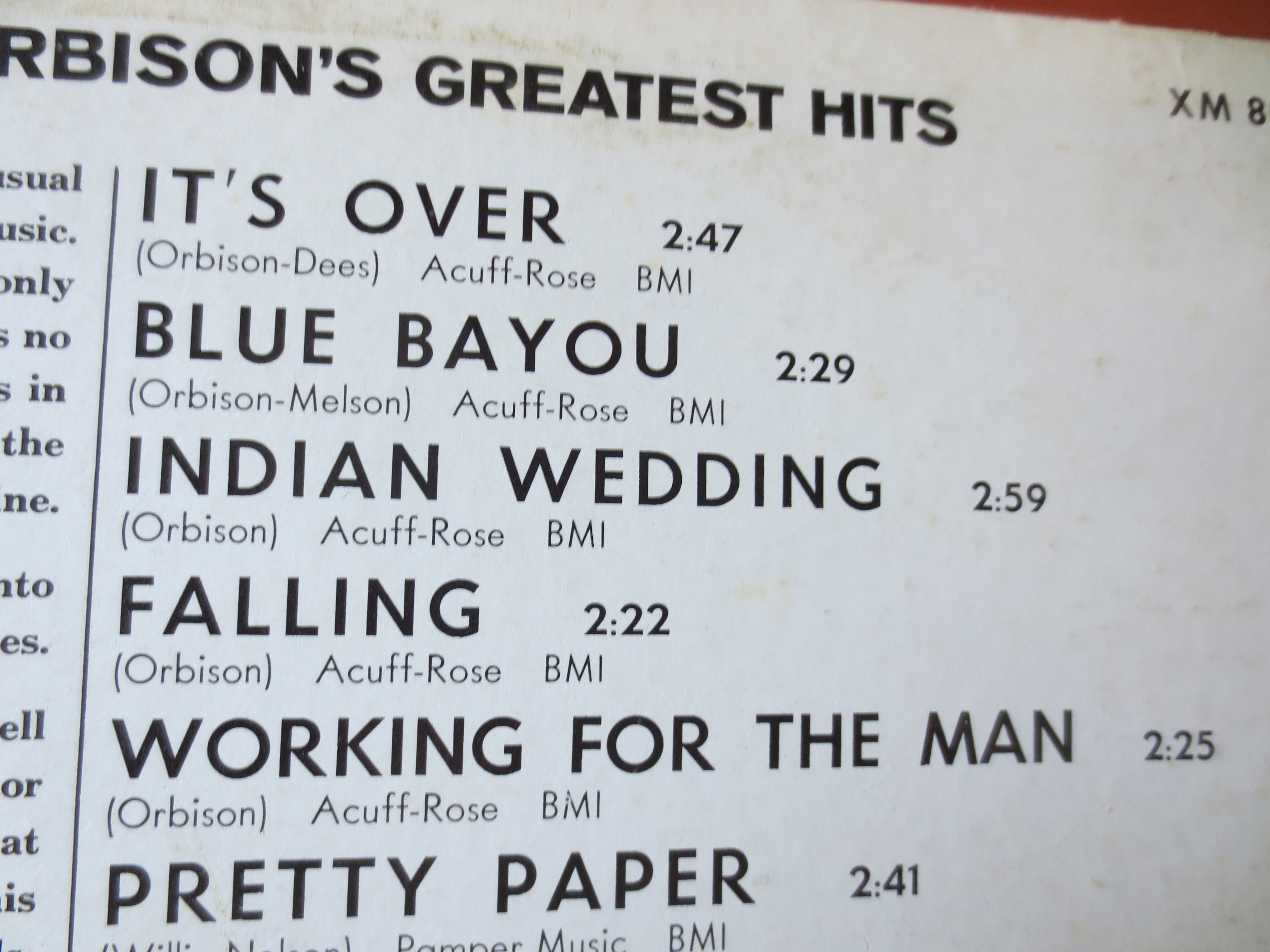 Roy Orbison – More of Roy Orbison's Greatest Hits (1964) Vinyl LP