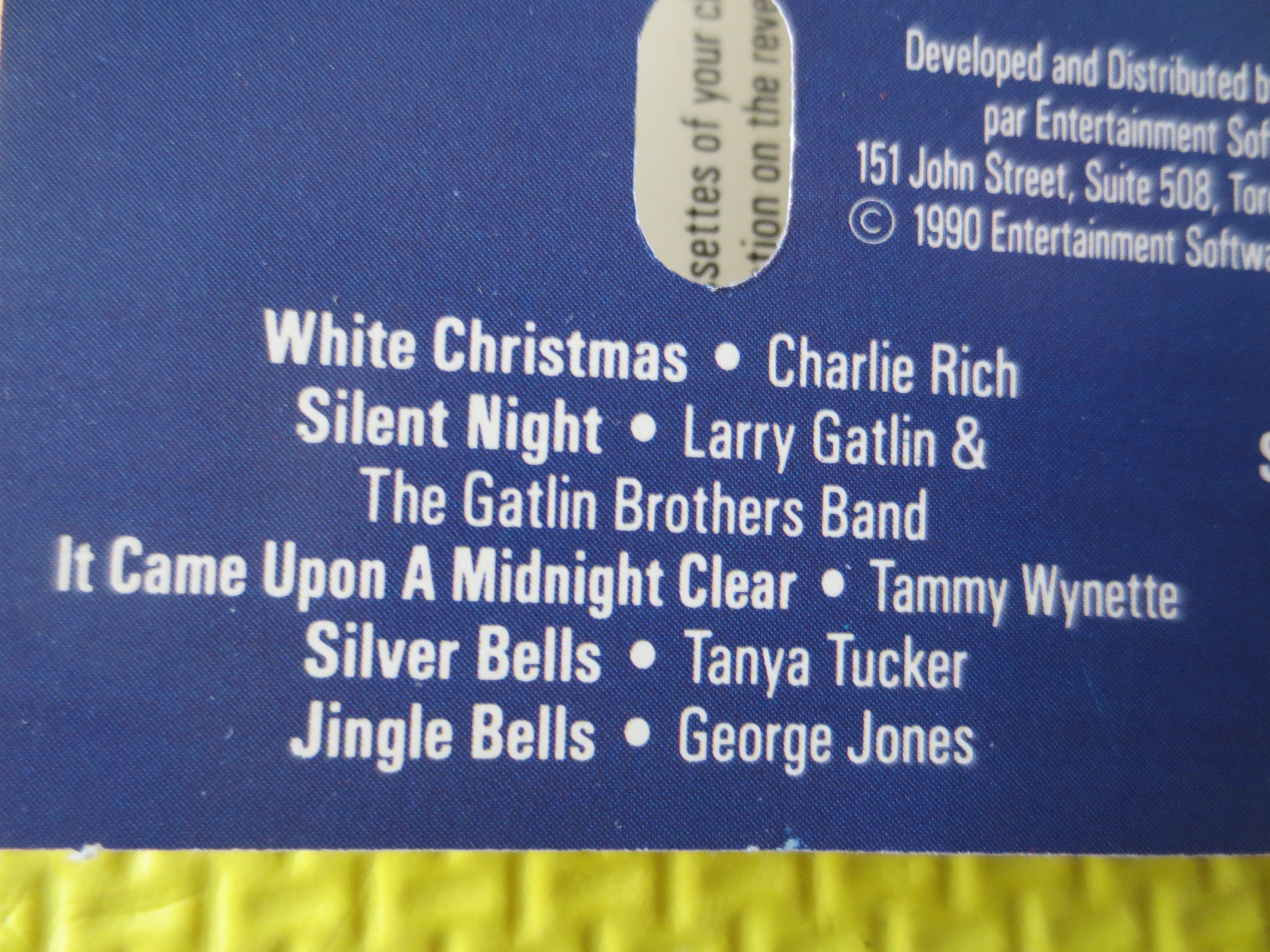 Christmas in the Country (1990) Cassette