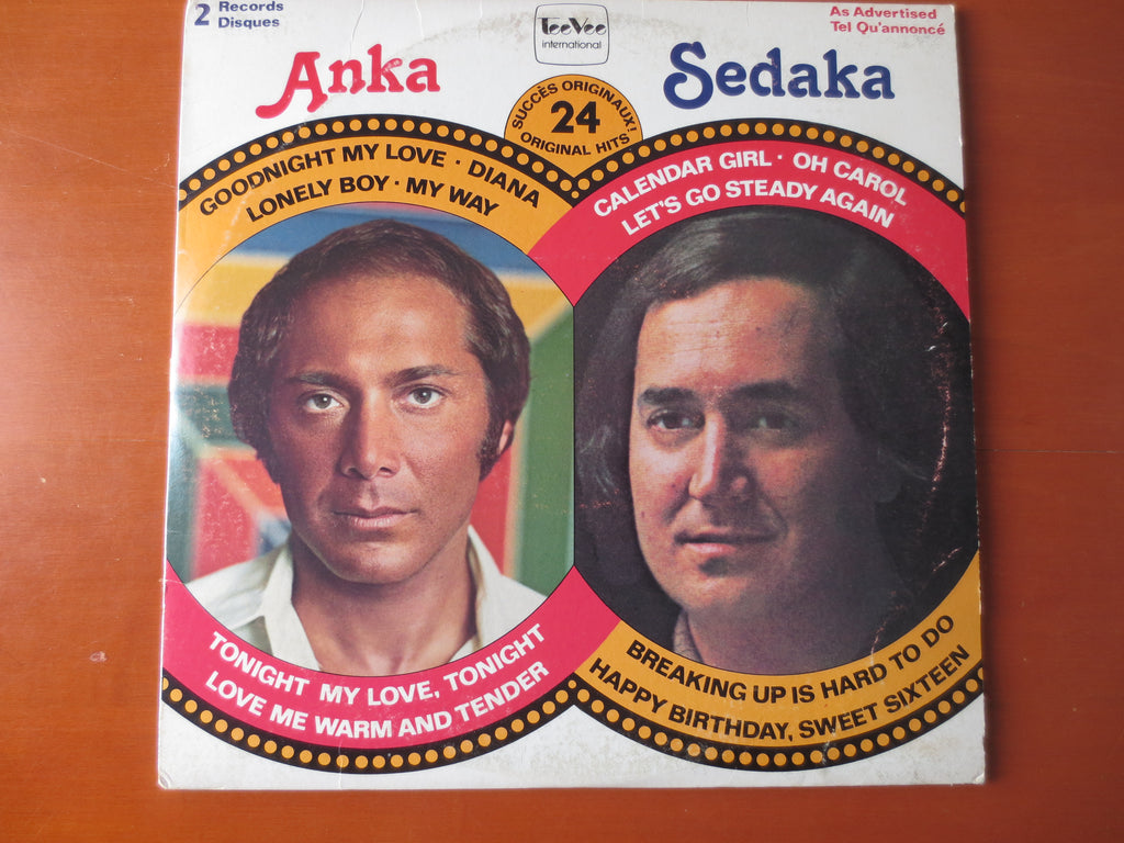 Paul Anka & Neil Sedaka – Two Great Artists (1976) Double Vinyl LP