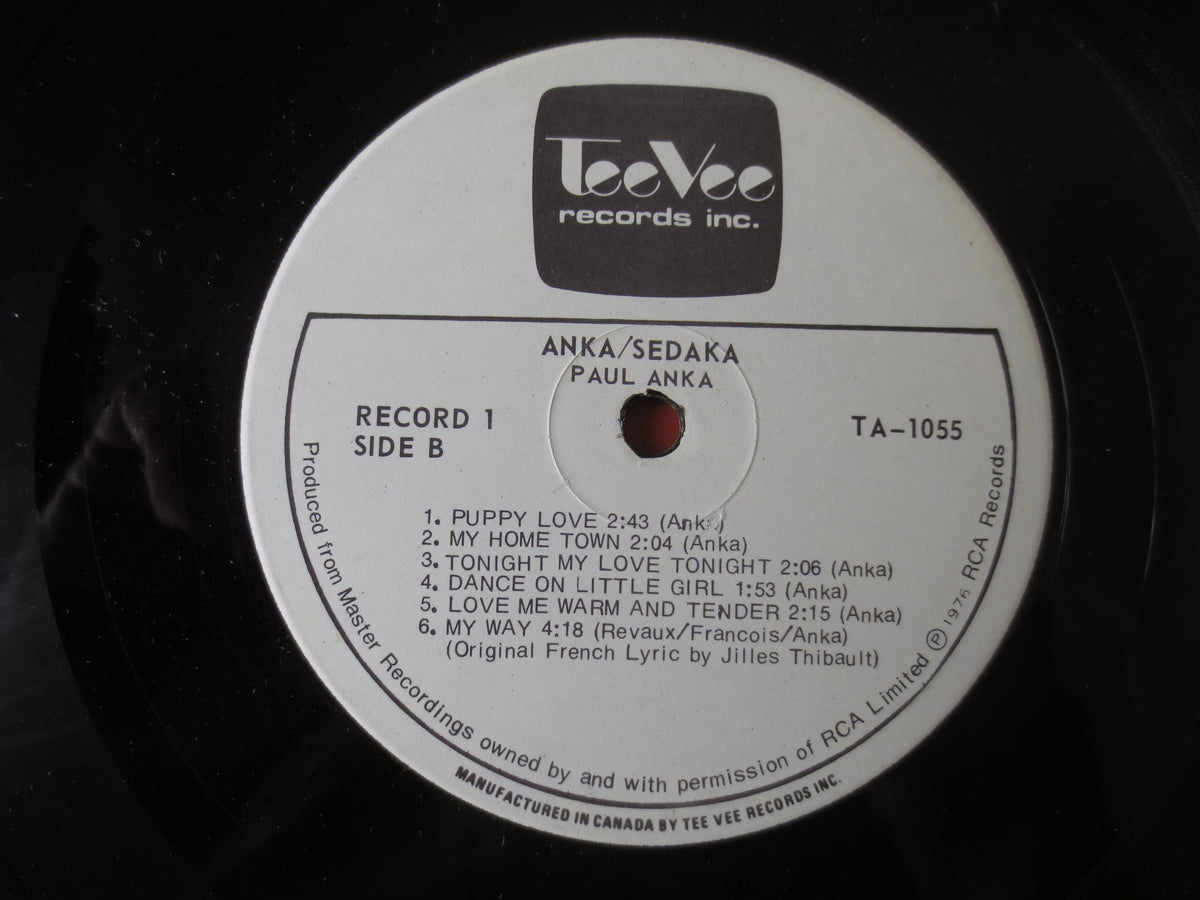Paul Anka & Neil Sedaka – Two Great Artists (1976) Double Vinyl LP