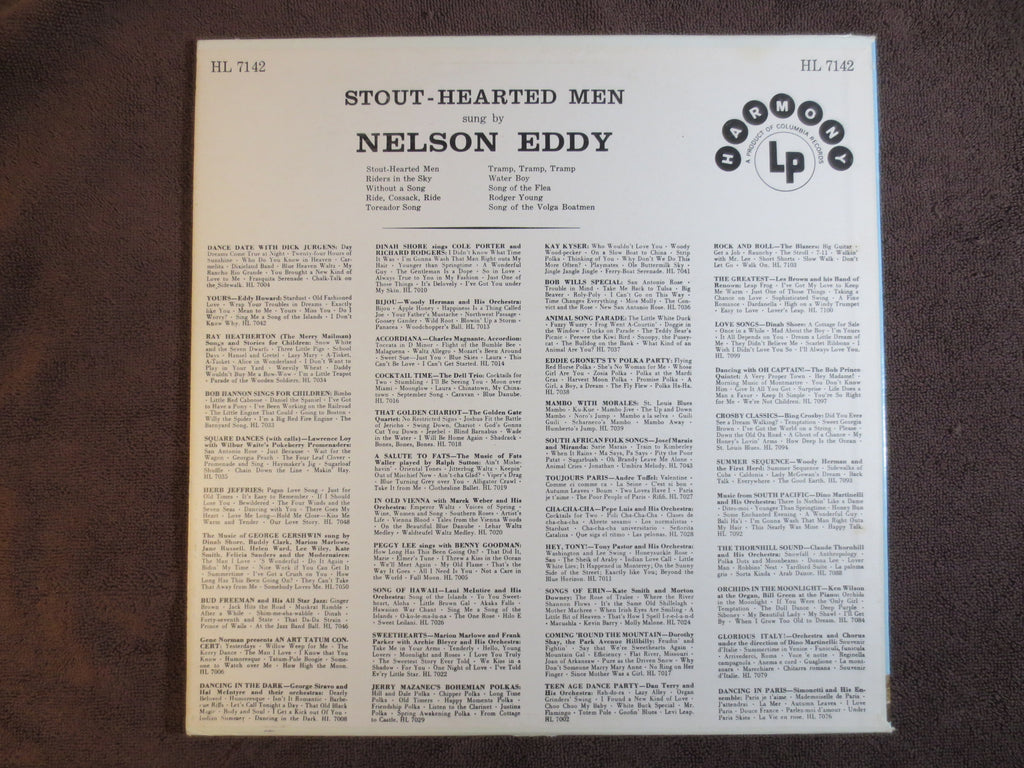 Nelson Eddy – Stout-Hearted Men (1958) Vinyl LP