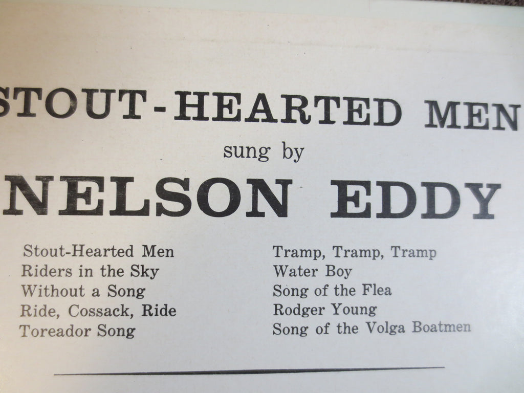 Nelson Eddy – Stout-Hearted Men (1958) Vinyl LP