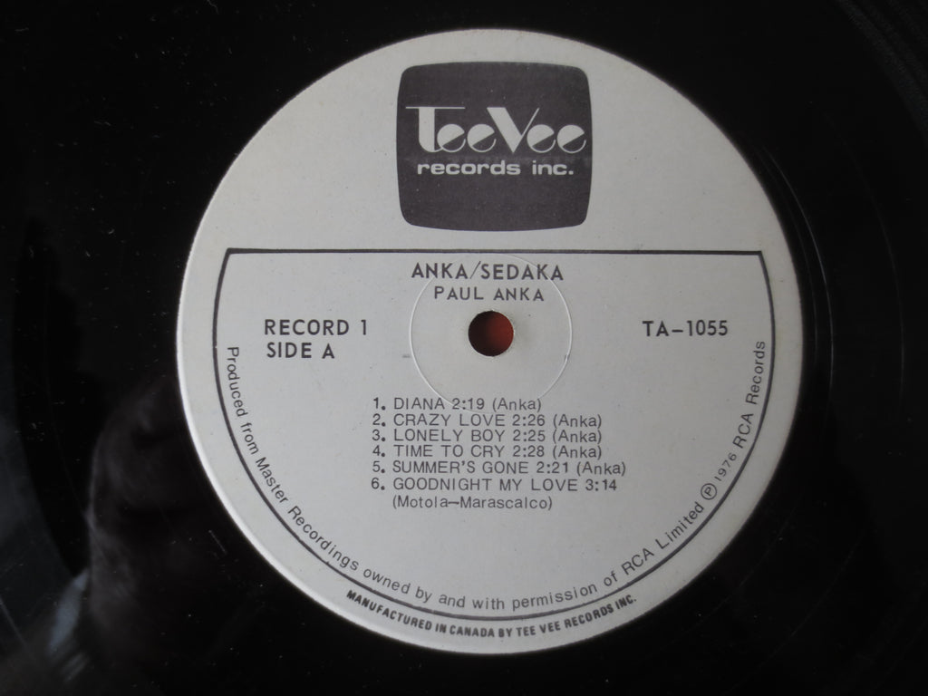 Paul Anka & Neil Sedaka – Two Great Artists (1976) Double Vinyl LP