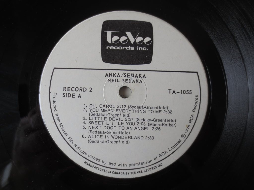 Paul Anka & Neil Sedaka – Two Great Artists (1976) Double Vinyl LP