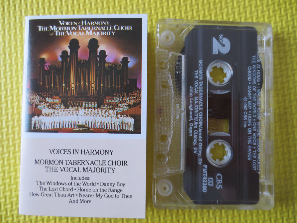 Mormon Tabernacle Choir – Voices in Harmony (1987) Cassette