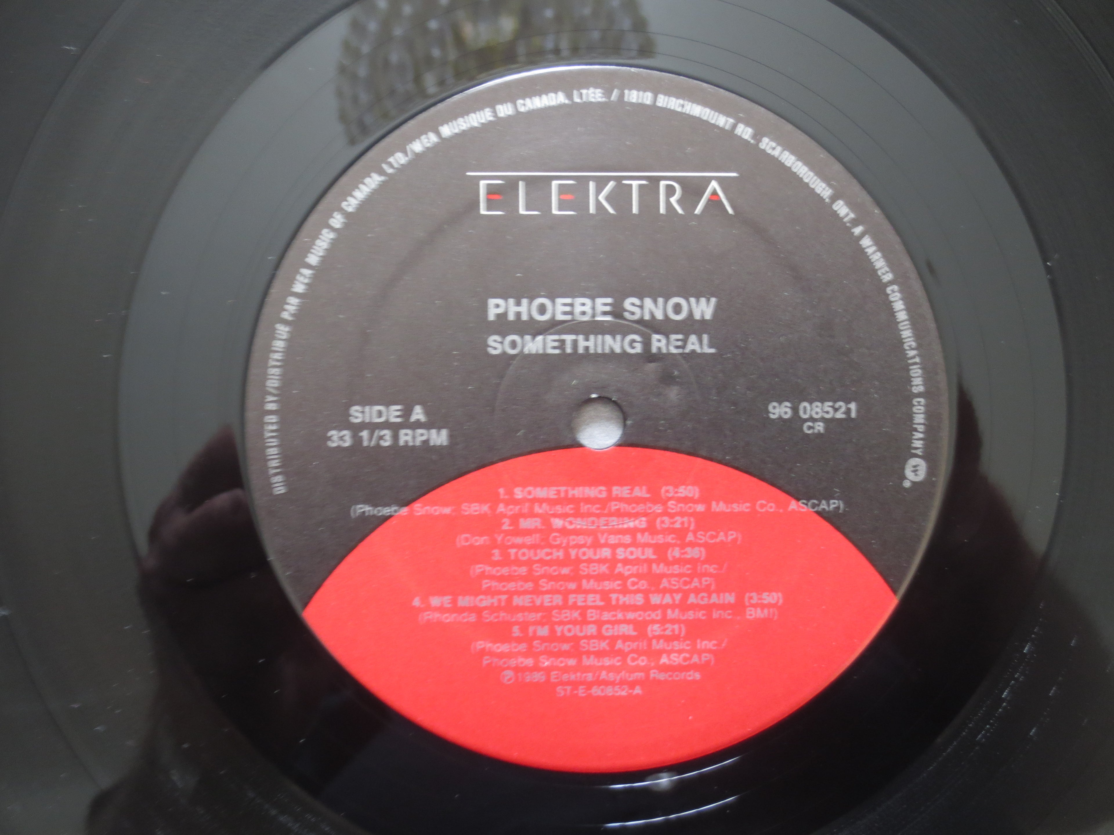Phoebe Snow – Something Real (1989) Vinyl LP