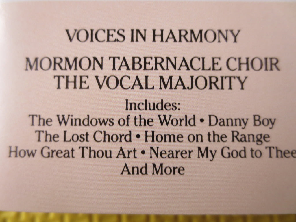 Mormon Tabernacle Choir – Voices in Harmony (1987) Cassette
