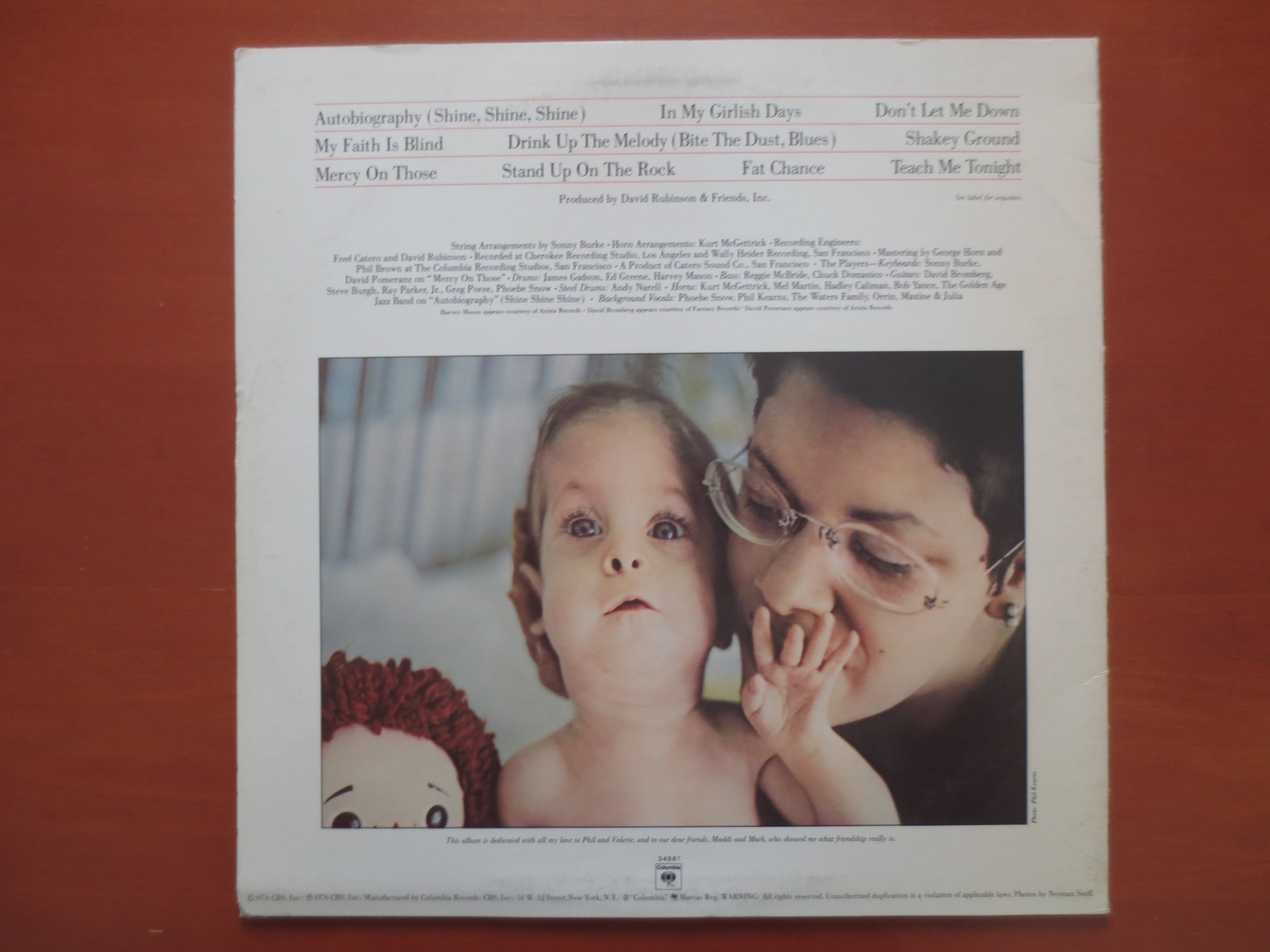 Phoebe Snow – It Looks Like Snow (1976) Vinyl LP
