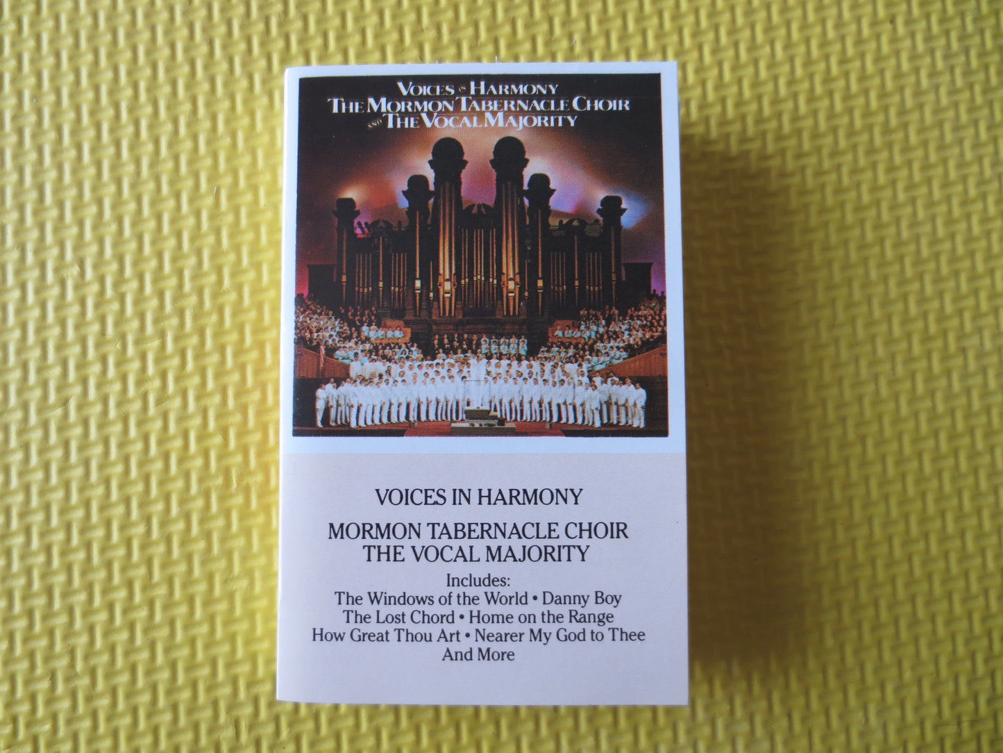 MORMON TABERNACLE, CHRISTMAS Cassette, Christmas Tape, Christmas Lp, Tape Cassette, Music Cassette, Tapes, 1987 Cassette